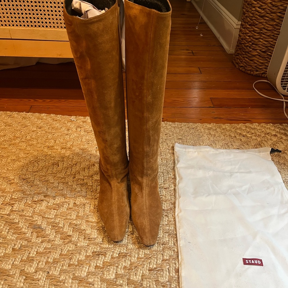 Staud wally boots chestnut size 40